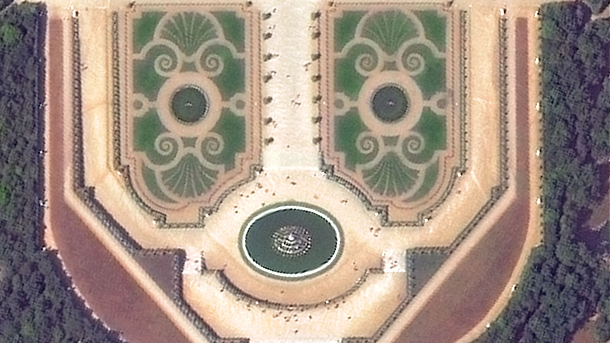 Versailles at 70-centimeter resolution